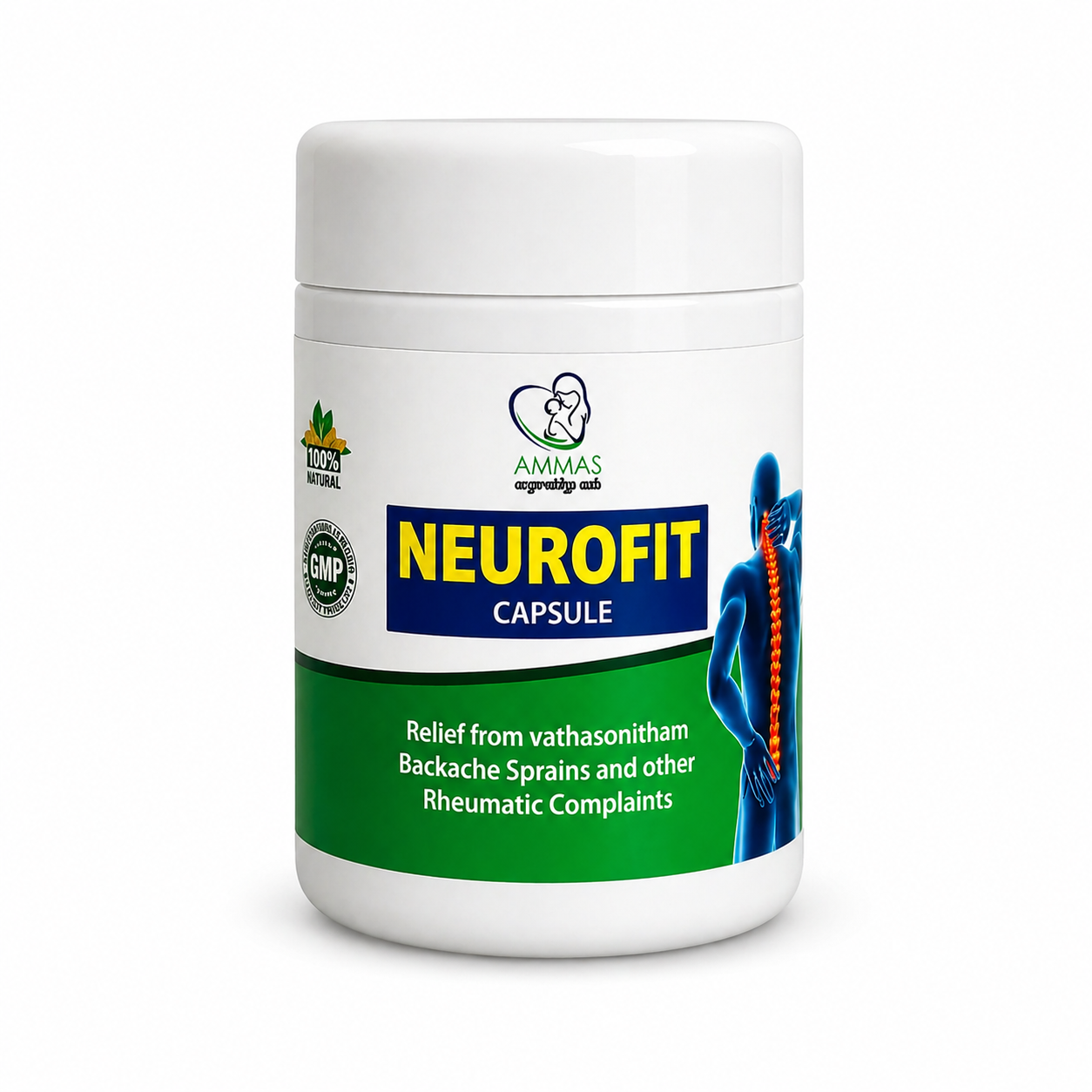 Neuro Fit Capsules – Ayurvedic Support for Vatha Balance & Joint Wellness | 120 Capsules