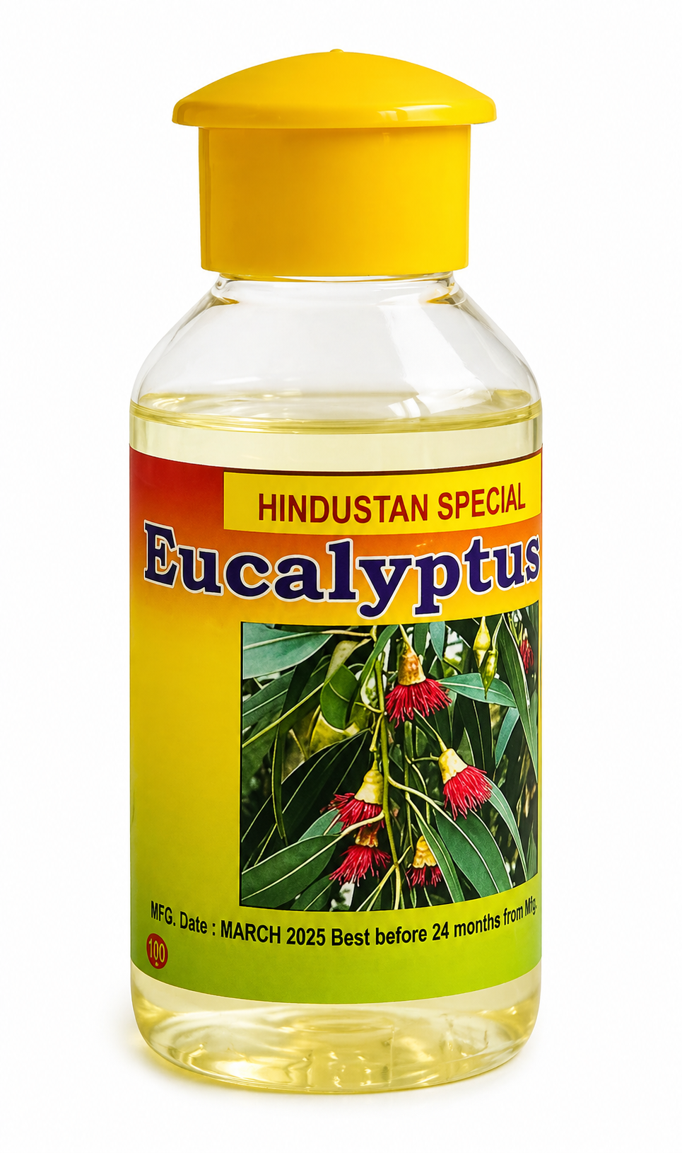 Eucalyptus Oil – Natural Essential Oil for Cold, Congestion & Refreshing Relief | 50ml–100ml